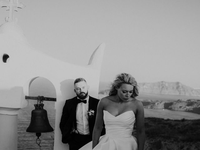 Taylor and Tom&apos;s Wedding in Santorini, Greece 44