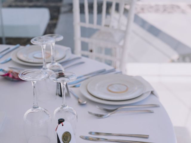 Taylor and Tom&apos;s Wedding in Santorini, Greece 50