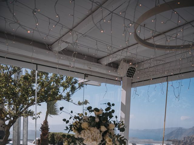 Taylor and Tom&apos;s Wedding in Santorini, Greece 56