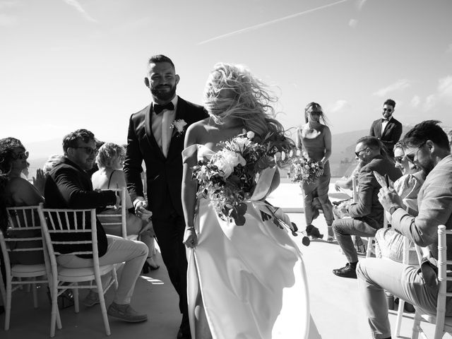 Taylor and Tom&apos;s Wedding in Santorini, Greece 59