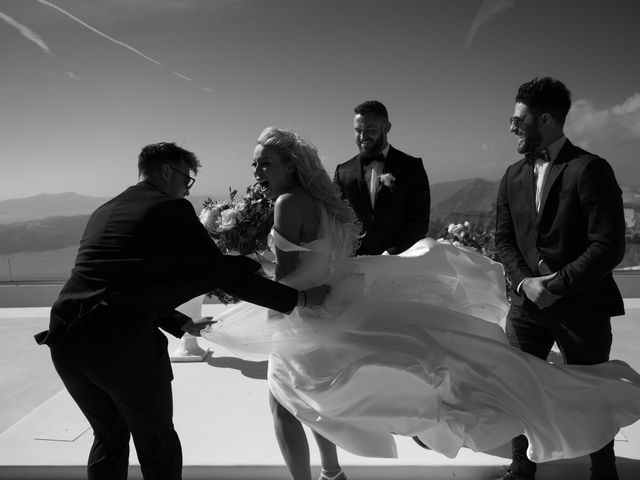 Taylor and Tom&apos;s Wedding in Santorini, Greece 60
