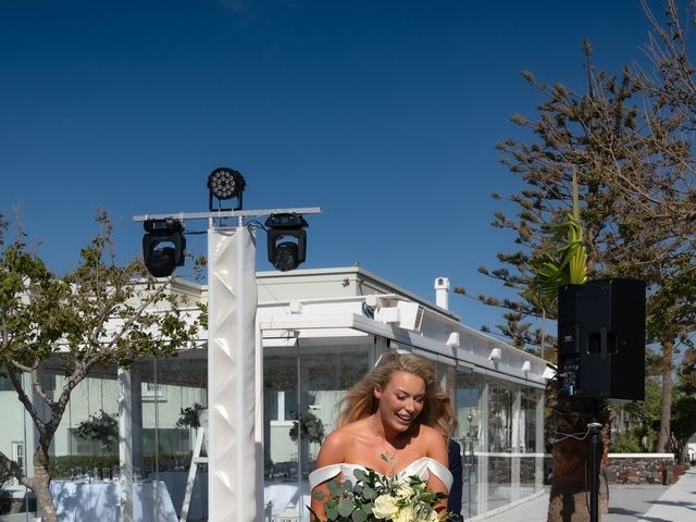 Taylor and Tom&apos;s Wedding in Santorini, Greece 63