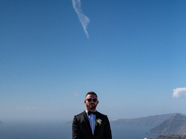 Taylor and Tom&apos;s Wedding in Santorini, Greece 64
