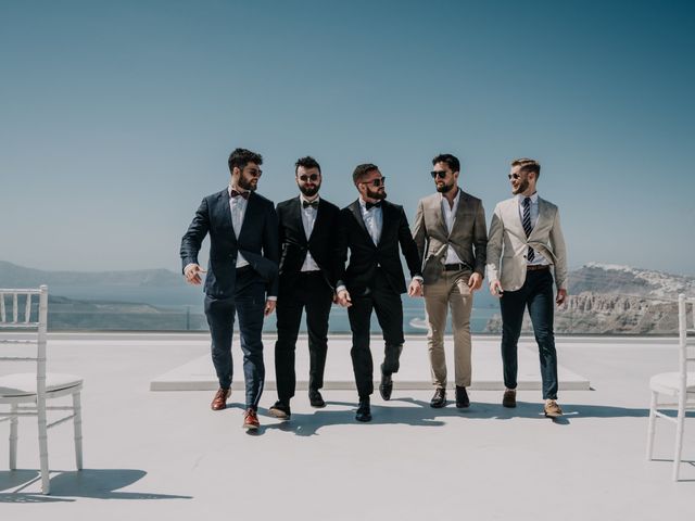 Taylor and Tom&apos;s Wedding in Santorini, Greece 65