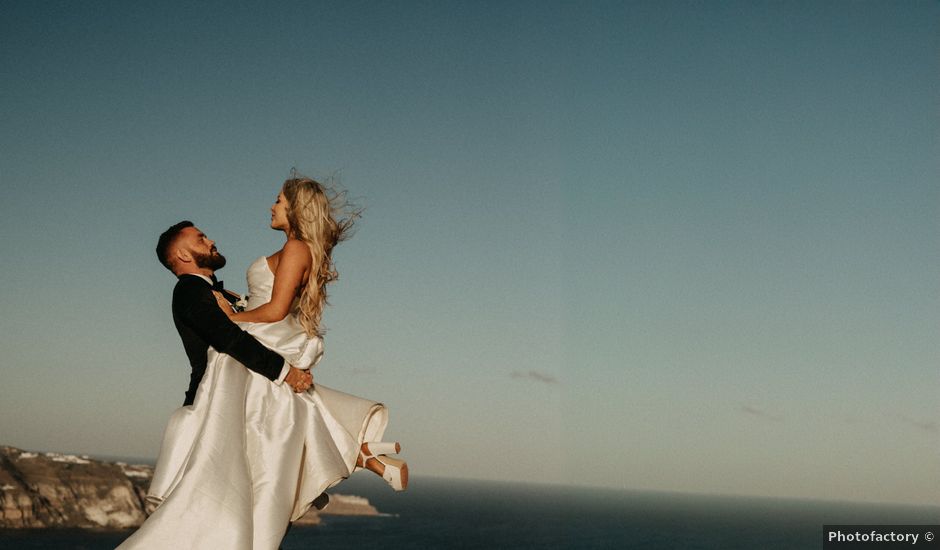 Taylor and Tom's Wedding in Santorini, Greece