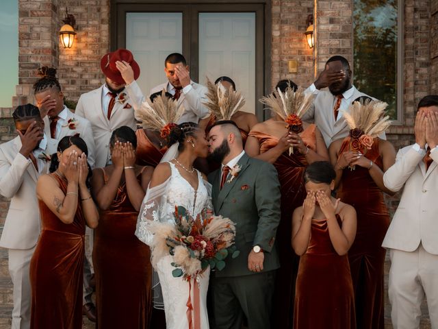 Andrew and Eboni's Wedding in Downs, Illinois 11