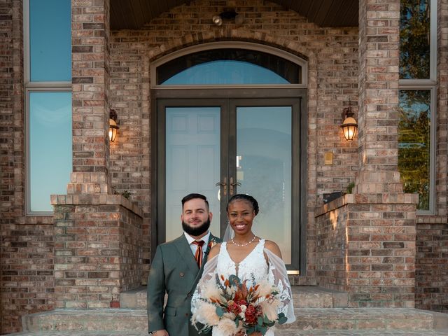 Andrew and Eboni's Wedding in Downs, Illinois 14