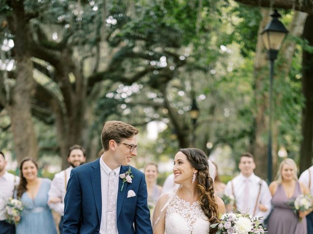 Austin and Alyssa&apos;s Wedding in Savannah, Georgia 16