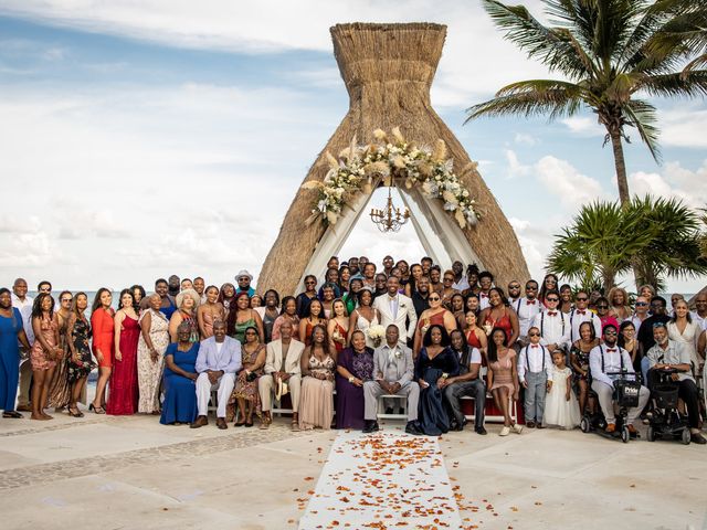 Miles and Sharice&apos;s Wedding in Cancun, Mexico 20