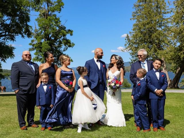 Joseph  and Angelica &apos;s Wedding in Lake George, New York 3