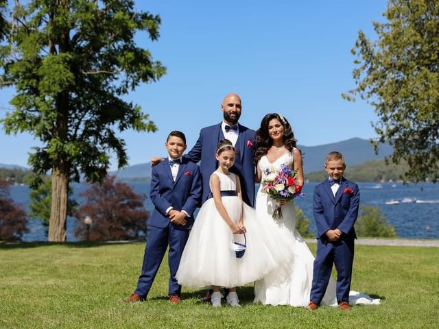 Joseph  and Angelica &apos;s Wedding in Lake George, New York 6