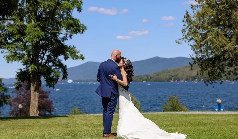 Joseph  and Angelica 's Wedding in Lake George, New York