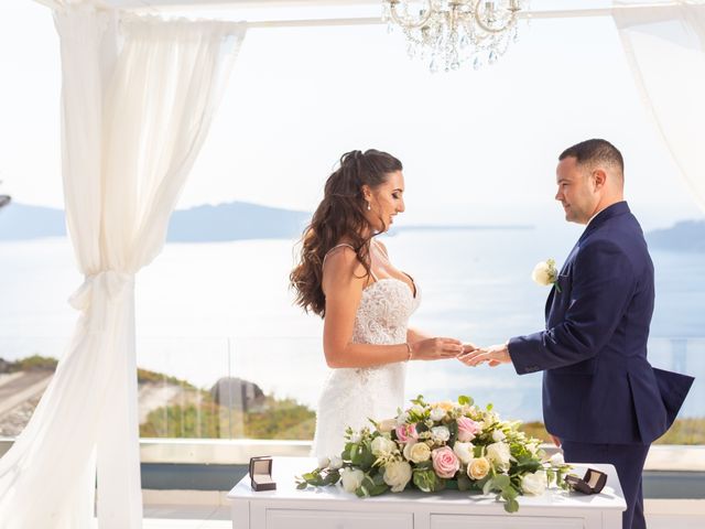 Ian and Jennifer&apos;s Wedding in Santorini, Greece 21