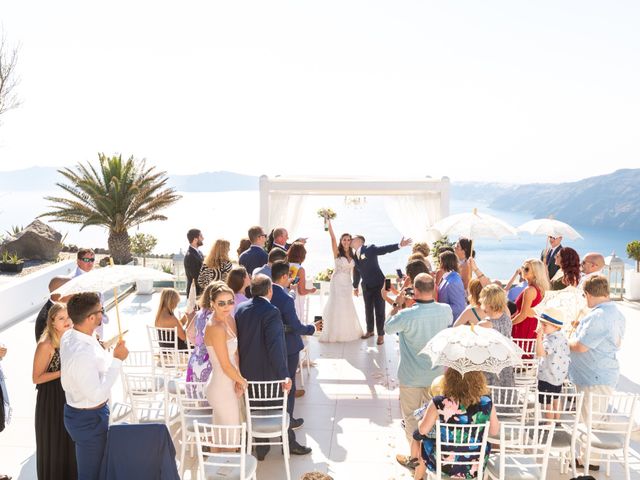 Ian and Jennifer&apos;s Wedding in Santorini, Greece 23