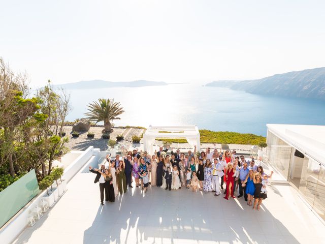 Ian and Jennifer&apos;s Wedding in Santorini, Greece 25