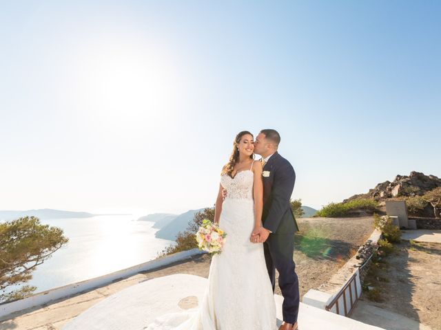 Ian and Jennifer&apos;s Wedding in Santorini, Greece 26