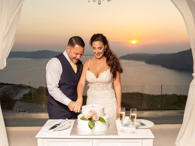 Ian and Jennifer&apos;s Wedding in Santorini, Greece 36