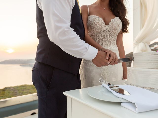 Ian and Jennifer&apos;s Wedding in Santorini, Greece 37