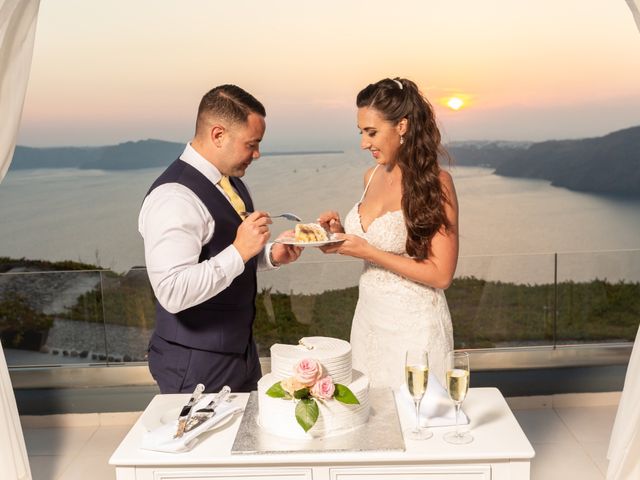 Ian and Jennifer&apos;s Wedding in Santorini, Greece 39