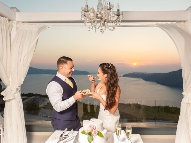 Ian and Jennifer&apos;s Wedding in Santorini, Greece 41