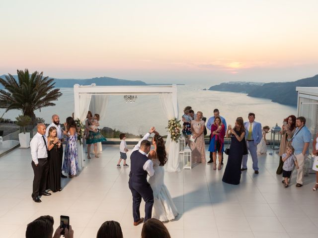 Ian and Jennifer&apos;s Wedding in Santorini, Greece 42
