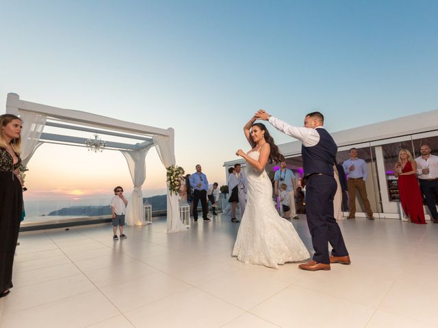 Ian and Jennifer&apos;s Wedding in Santorini, Greece 43