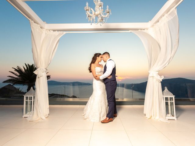Ian and Jennifer&apos;s Wedding in Santorini, Greece 44