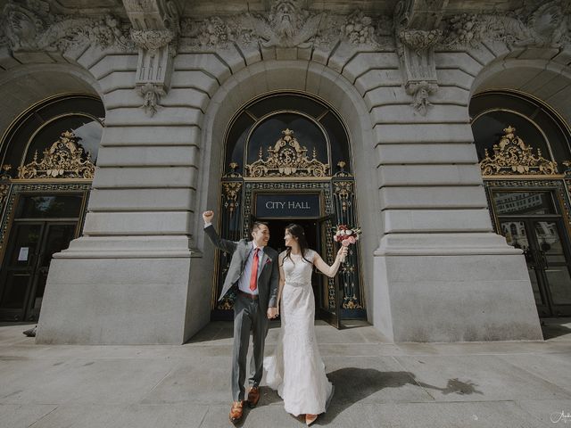 Hubert and Tiffany&apos;s Wedding in San Francisco, California 15