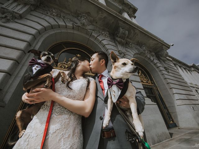 Hubert and Tiffany&apos;s Wedding in San Francisco, California 1