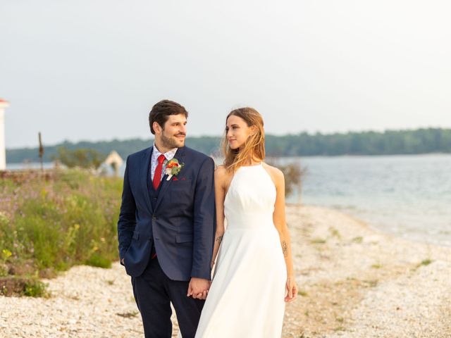 Bradan and Jessica&apos;s Wedding in Beaver Island, Michigan 154