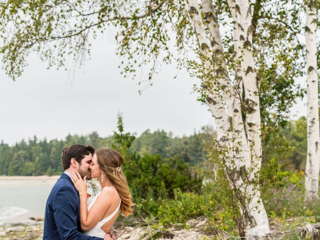 Bradan and Jessica&apos;s Wedding in Beaver Island, Michigan 618