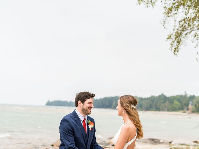 Bradan and Jessica&apos;s Wedding in Beaver Island, Michigan 626