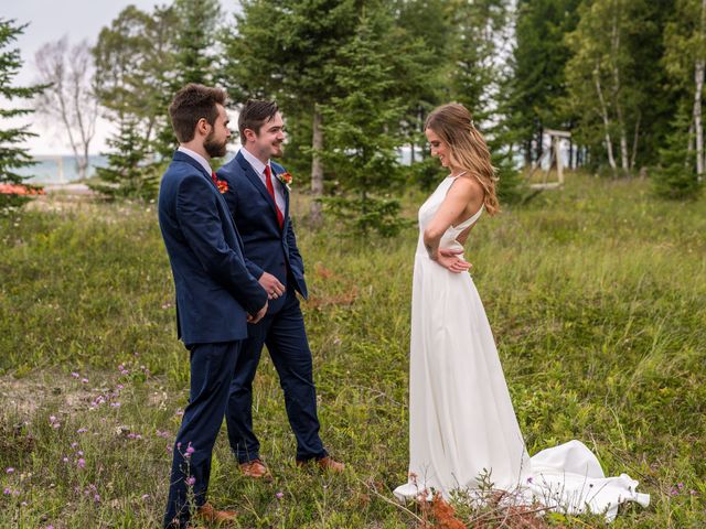 Bradan and Jessica&apos;s Wedding in Beaver Island, Michigan 665