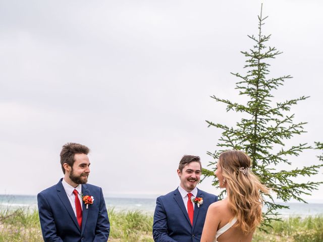 Bradan and Jessica&apos;s Wedding in Beaver Island, Michigan 670