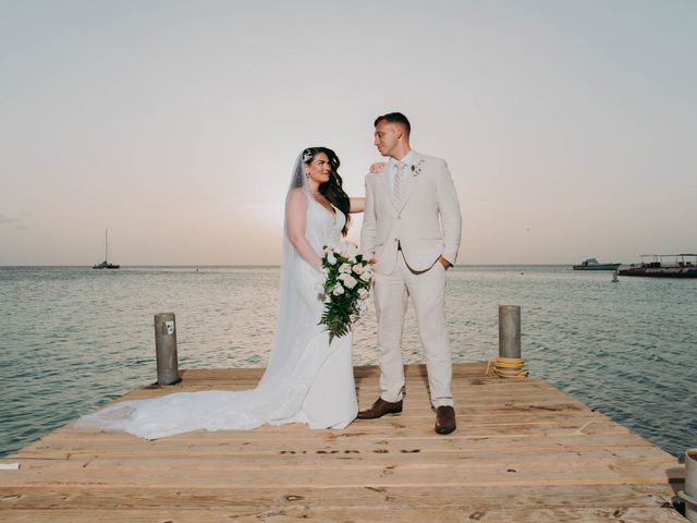 Caroline and Anthony's Wedding in Noord, Aruba 24