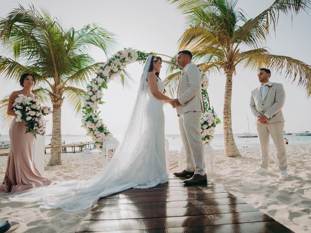 Caroline and Anthony's Wedding in Noord, Aruba 29
