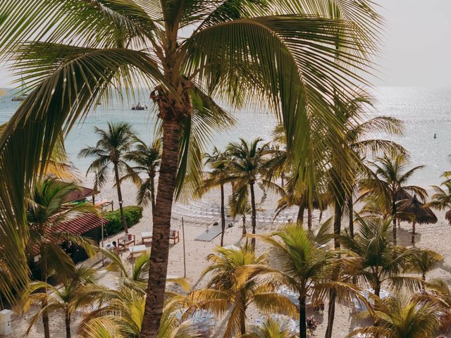Caroline and Anthony's Wedding in Noord, Aruba 32