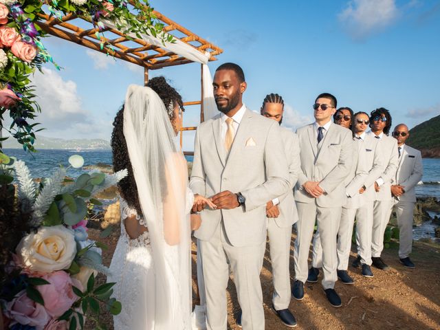 Nuquan and Brittnee&apos;s Wedding in St Thomas, Virgin Islands 16
