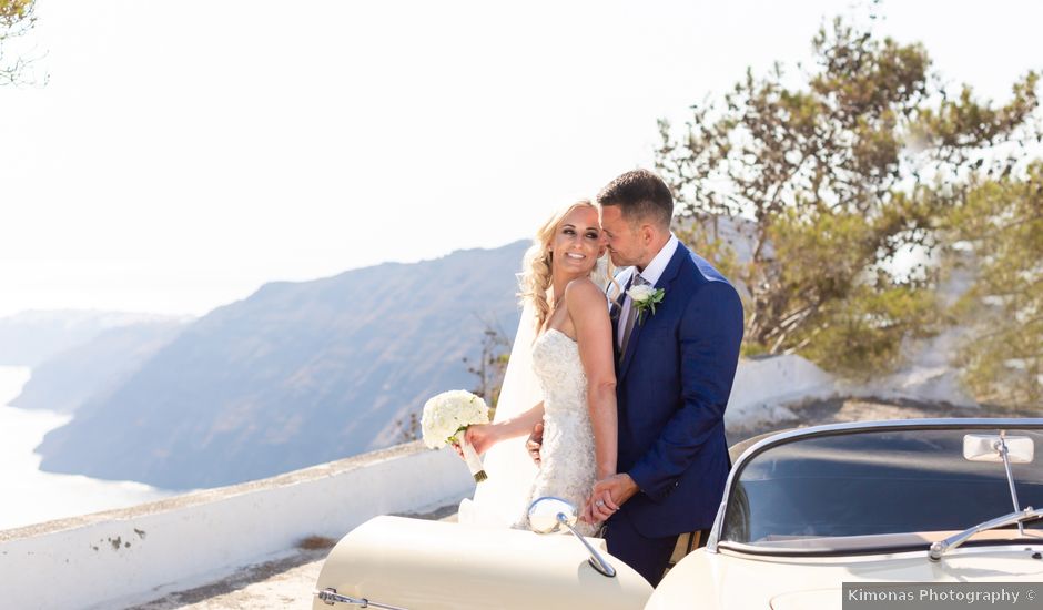 Craig and Angela's Wedding in Santorini, Greece