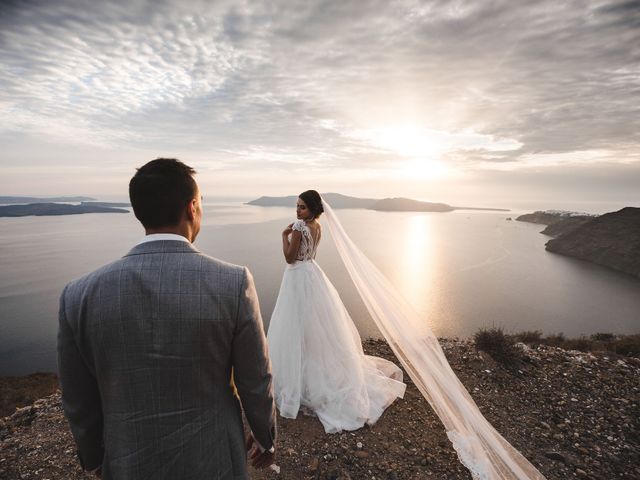 Liliya and Marat&apos;s Wedding in Santorini, Greece 10