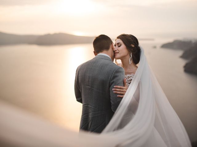 Liliya and Marat&apos;s Wedding in Santorini, Greece 18