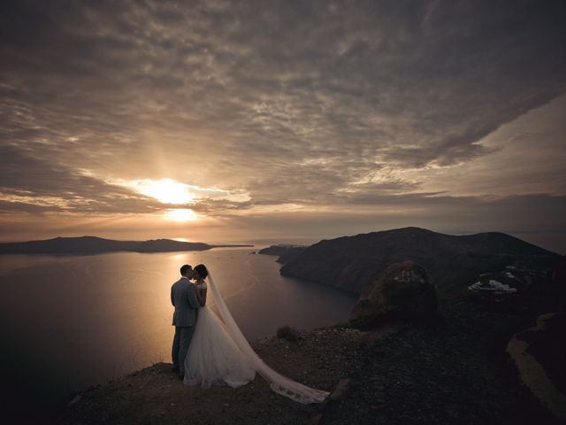 Liliya and Marat&apos;s Wedding in Santorini, Greece 20