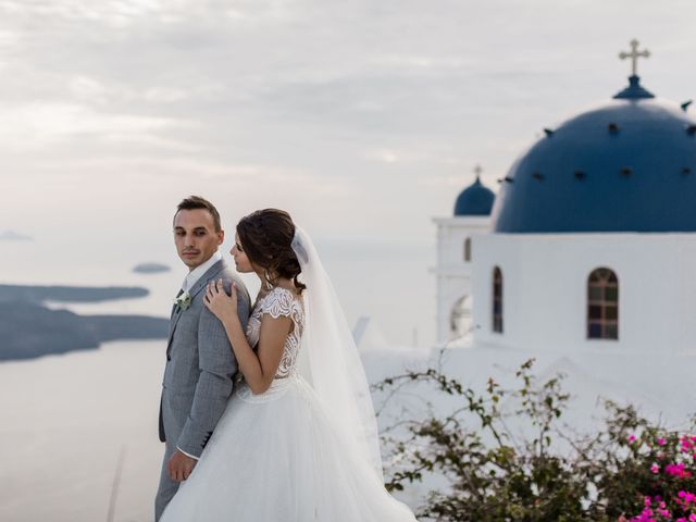 Liliya and Marat&apos;s Wedding in Santorini, Greece 23