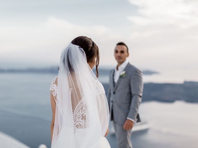 Liliya and Marat&apos;s Wedding in Santorini, Greece 28