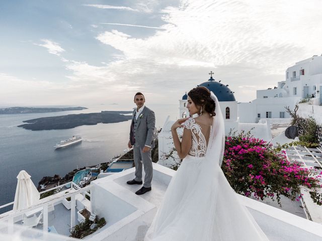 Liliya and Marat&apos;s Wedding in Santorini, Greece 29