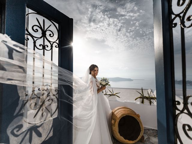 Liliya and Marat&apos;s Wedding in Santorini, Greece 43