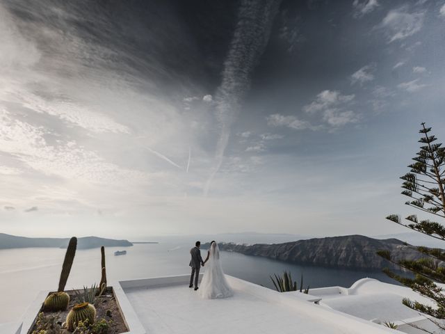Liliya and Marat&apos;s Wedding in Santorini, Greece 48