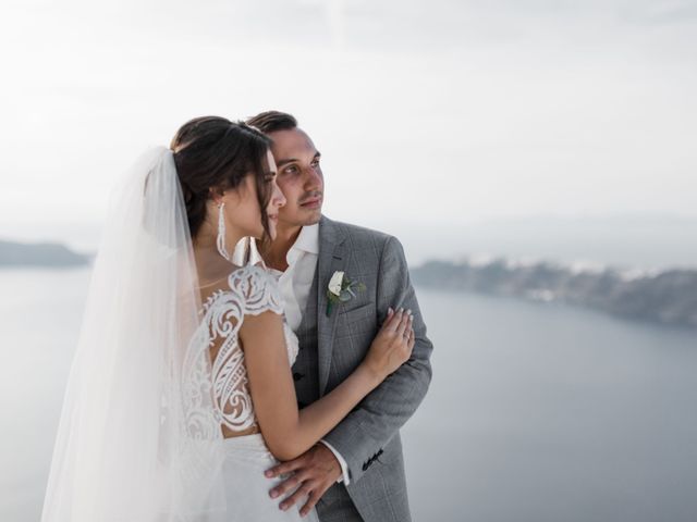 Liliya and Marat&apos;s Wedding in Santorini, Greece 55