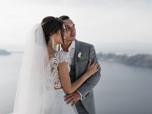 Liliya and Marat&apos;s Wedding in Santorini, Greece 56