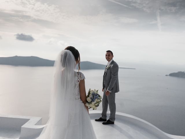 Liliya and Marat&apos;s Wedding in Santorini, Greece 57